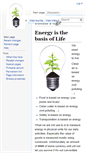 Mobile Screenshot of energyandlife.org